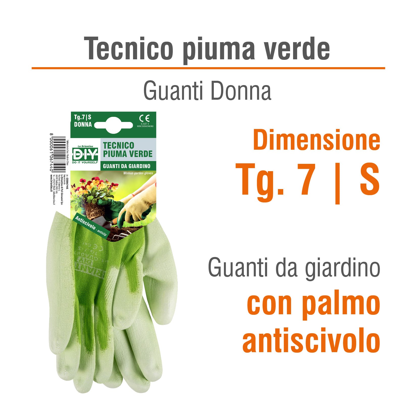 GUANTI DA GIARDINO SMALL TAGLIA 7: 1 PAIO