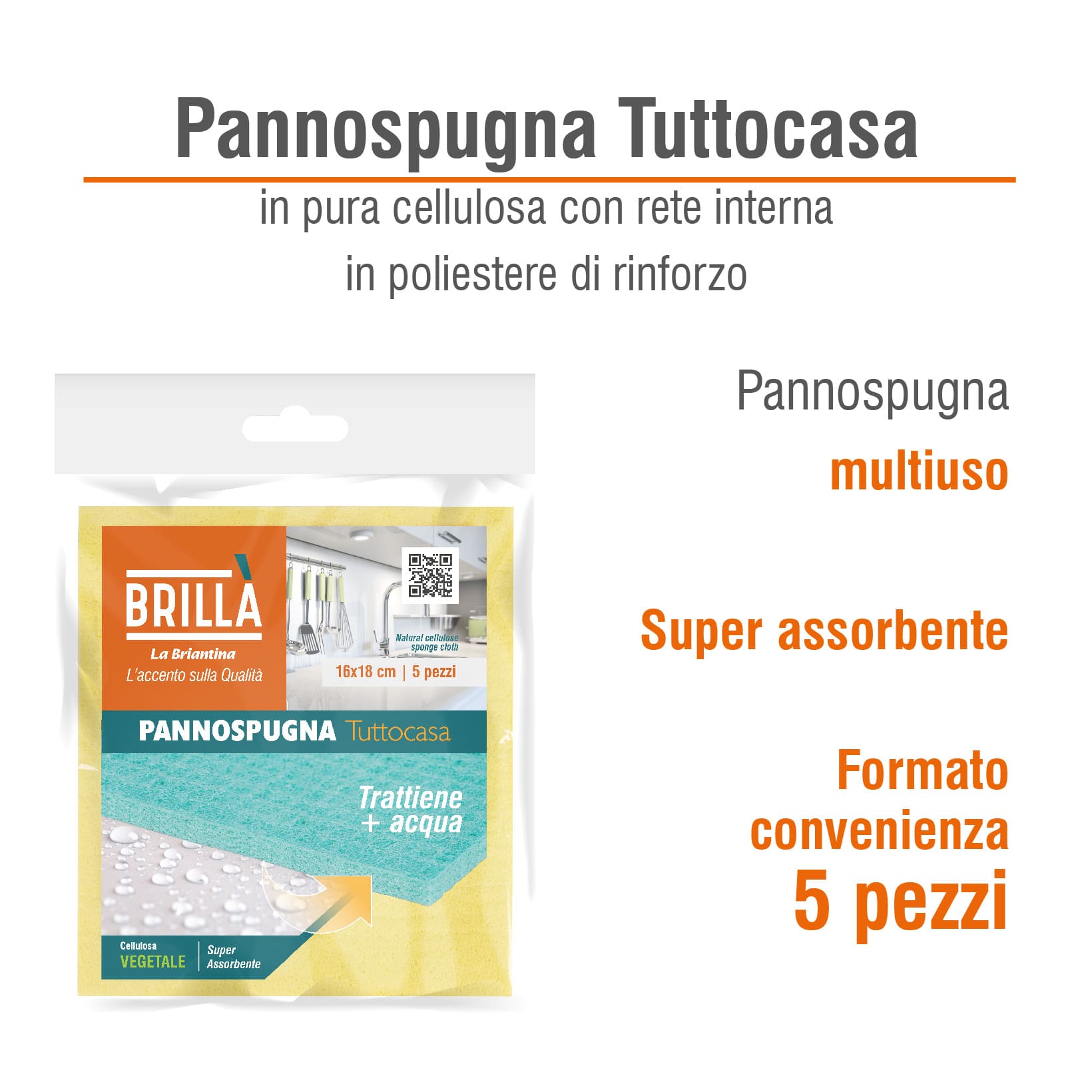 CONFEZIONE PANNISPUGNA GRAN RISPARMIO: 5 PANNI