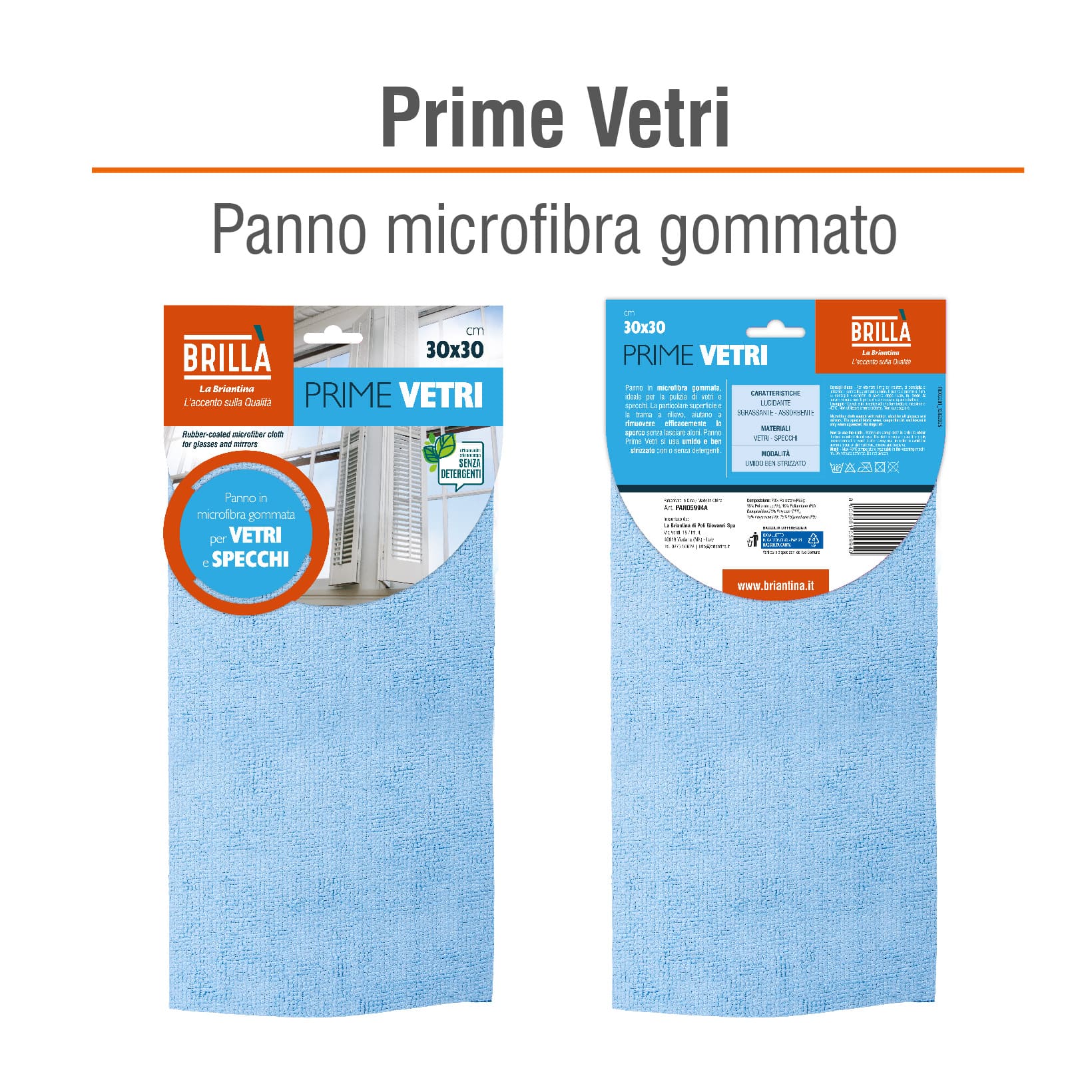 2 PANNI PER VETRI PRIME