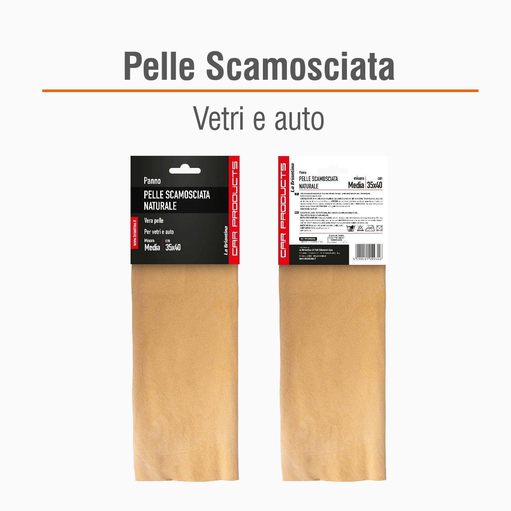 PELLE SCAMOSCIATA NATURALE LUCIDANTE