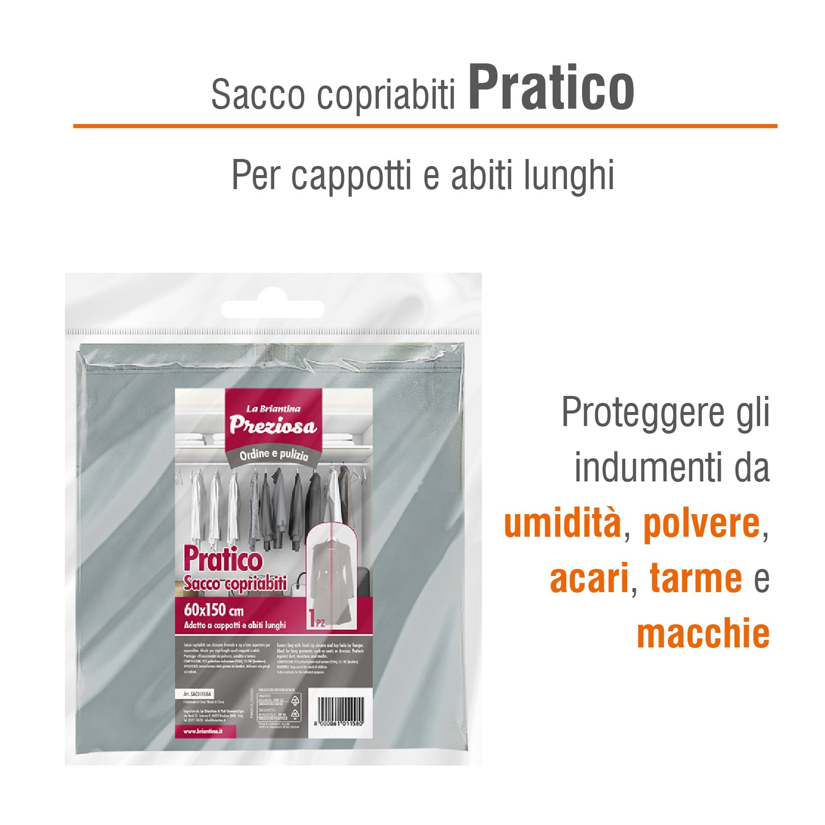 SACCO COPRIABITI PER CAPPOTTI E SOPRABITI