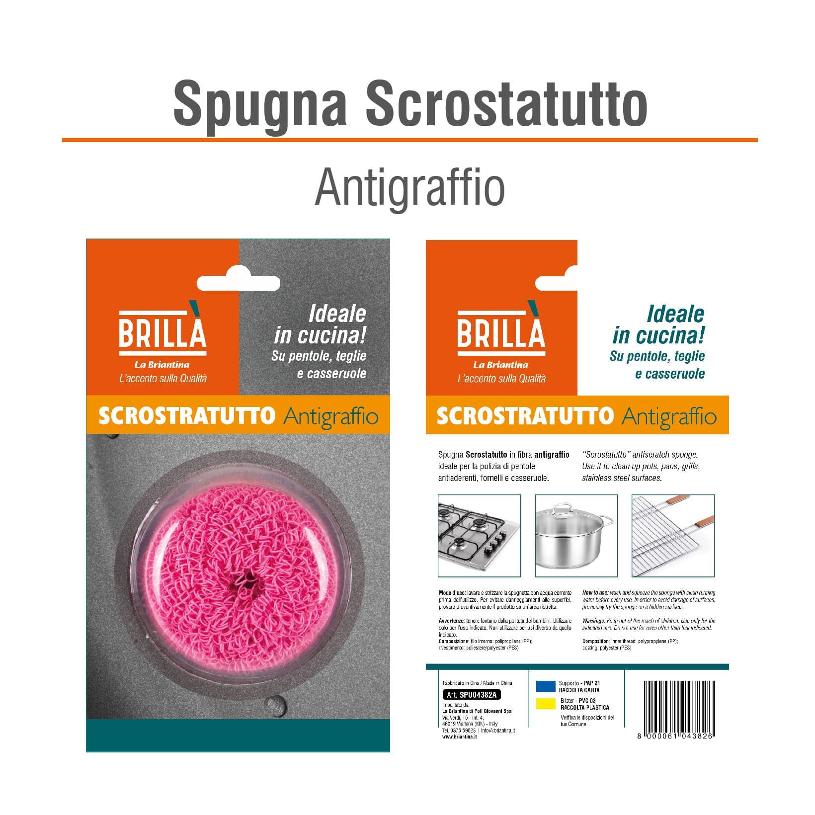 SPUGNA SCROSTATUTTO ANTIGRAFFIO